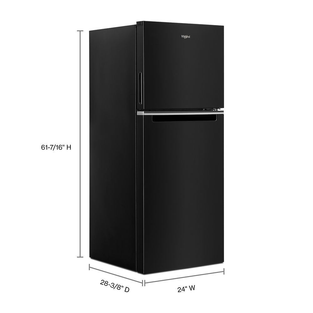 Whirlpool WRT312CZJB 24-Inch Wide Top-Freezer Refrigerator - 11.6 Cu. Ft.