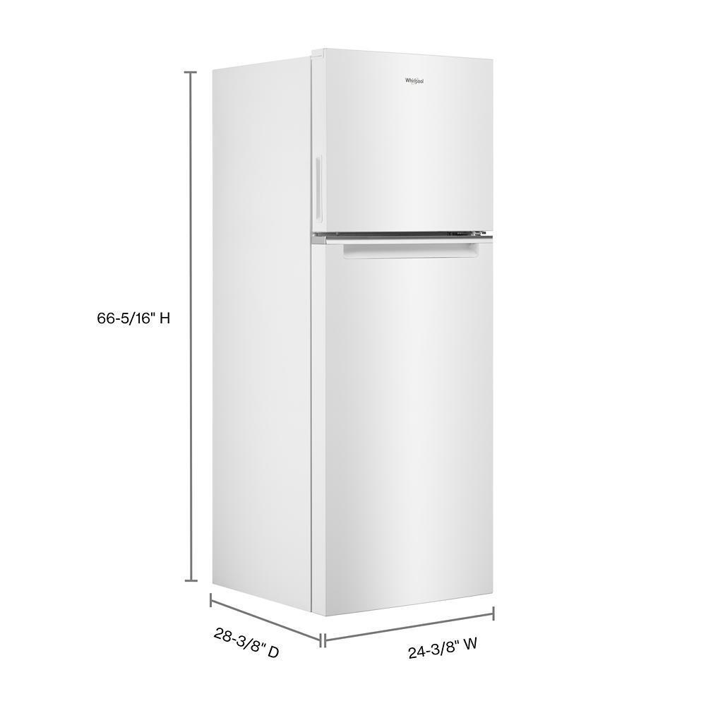 Whirlpool WRT313CZLW 24-Inch Wide Small Space Top-Freezer Refrigerator - 12.9 Cu. Ft.