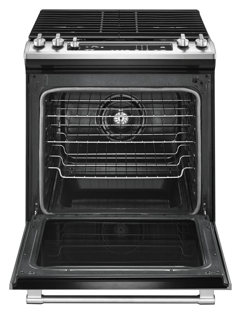 Maytag MGS8800FZ 30-Inch Wide Slide-In Gas Range With True Convection And Fit System - 5.8 Cu. Ft.