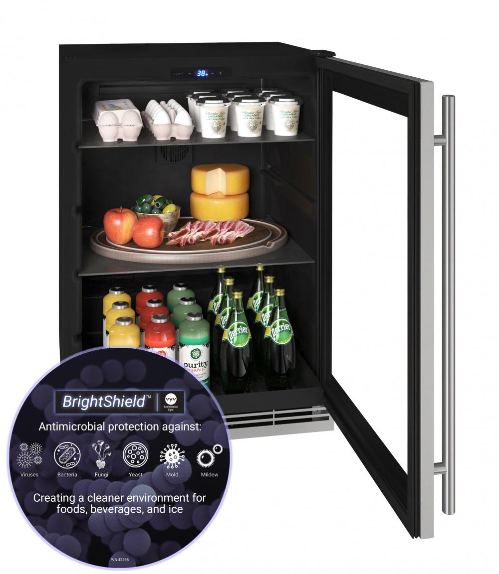 U-Line UHRE124SG81A Hre124 24" Refrigerator With Stainless Frame Finish (115V/60 Hz Volts /60 Hz Hz)