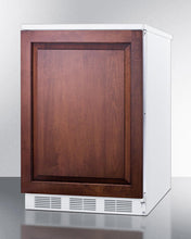 Summit FF6WBI7IF Commercially Listed Built-In Undercounter All-Refrigerator For General Purpose Use, Auto Defrost W/Integrated Door Frame For Overlay Panels And White Cabinet