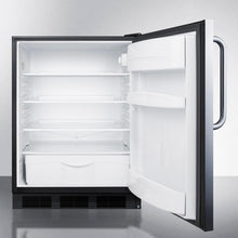 Summit FF6B7CSS Built-In Undercounter All-Refrigerator For General Purpose Use, Auto Defrost W/Complete Stainless Steel Wrapped Exterior