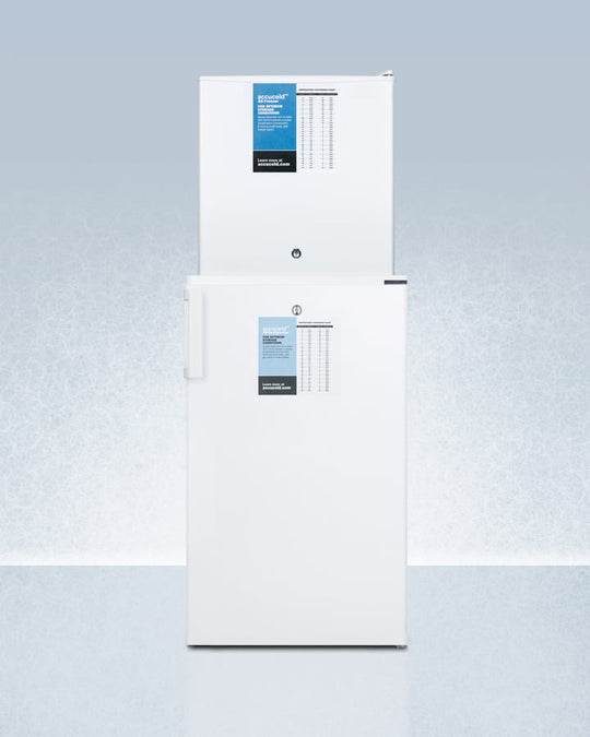 Summit FF511LFS24LSTACKPRO Ff511Lpro Auto Defrost All-Refrigerator With Digital Controls And Compact Manual Defrost Fs24Lpro All-Freezer With Stacking Rack, Both With Factory-Installed Probe Holes