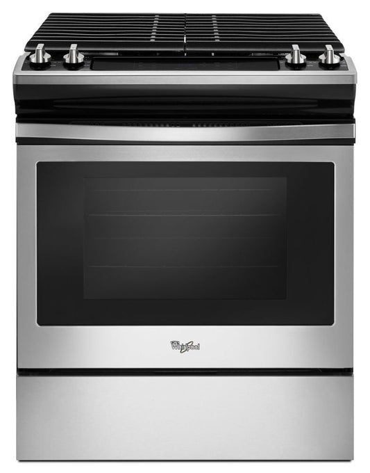 Whirlpool WEG515S0FS 5.0 Cu. Ft. Front Control Gas Range With Cast-Iron Grates