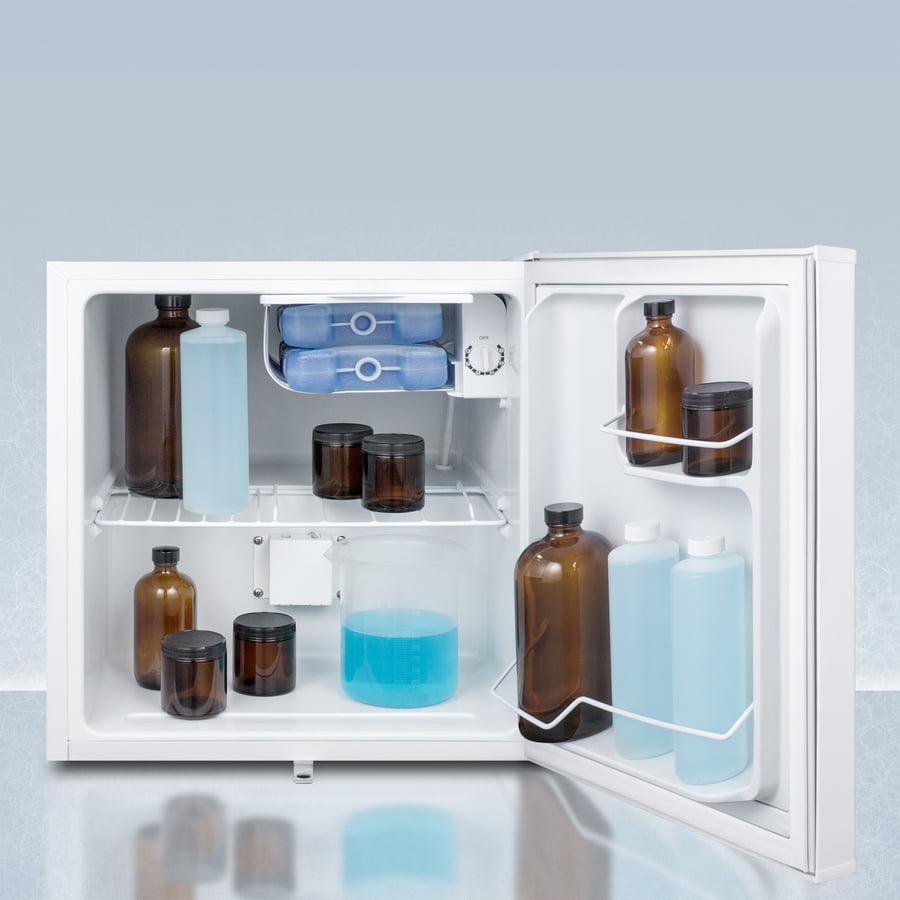 Summit S19LWHPLUS2 Compact Refrigerator-Freezer With Nist Calibrated Thermometer, Hospital Grade Cord, And Front-Mounted Lock For General Purpose Use; Replaces S19Lwhplus