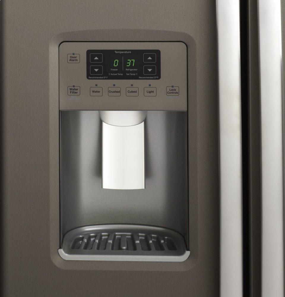 Ge Appliances GZS22DMJES Ge® 21.9 Cu. Ft. Counter-Depth Side-By-Side Refrigerator