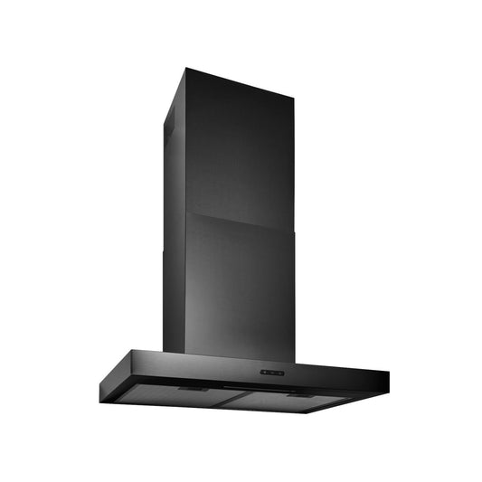 Broan EW4336BLS Broan® Elite Ew43 Series 36-Inch Convertible T-Style Wall Mount Chimney Range Hood, 460 Max Blower Cfm, Black Stainless