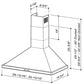 Broan EW5830SS Broan® 30-Inch Convertible Canopy Wall-Mount Range Hood W/ Heat Sentry®, 500 Cfm, Stainless Steel