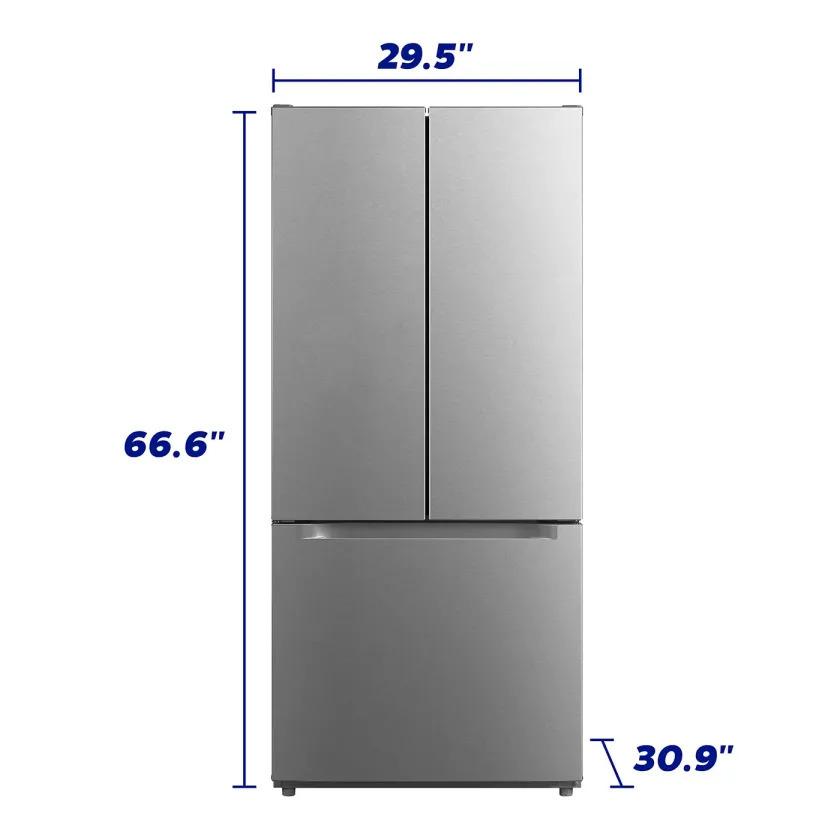 Element Appliance ERFD19CGCS Element 18.4 Cu. Ft. French Door Refrigerator - Stainless Steel