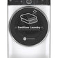 Ge Appliances GFD85ESSNWW Ge® 7.8 Cu. Ft. Capacity Smart Front Load Electric Dryer With Steam And Sanitize Cycle