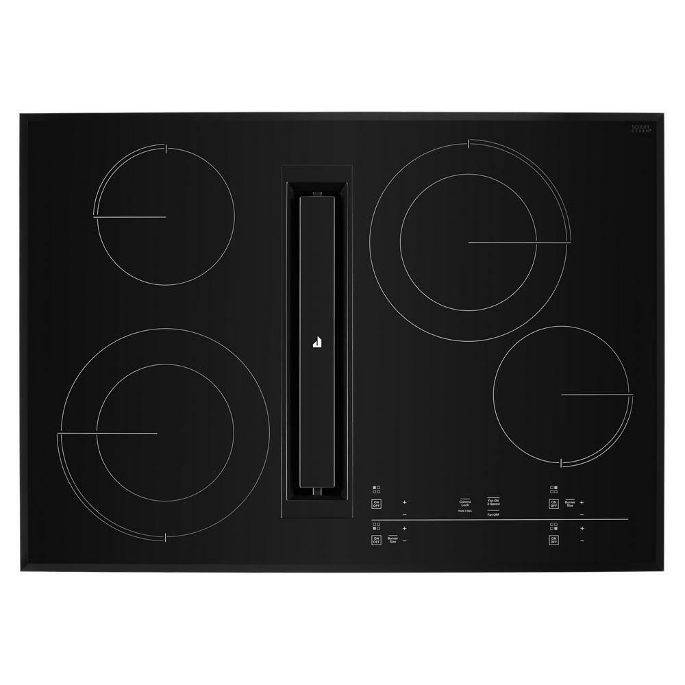 Jennair JED4430KB 30" Oblivion Glass Electric Radiant Downdraft Cooktop With Tap Touch Controls