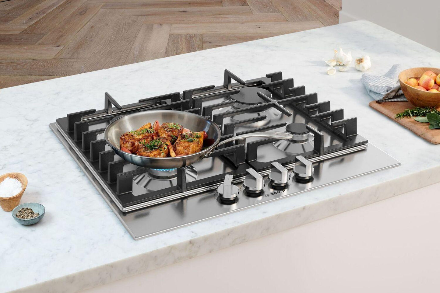 Bosch NGM3450UC 300 Series Gas Cooktop Stainless Steel
