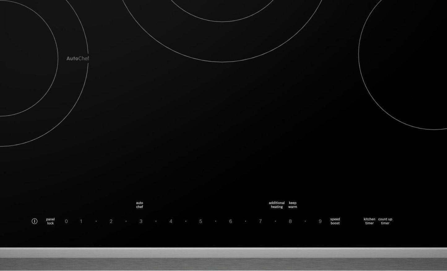 Bosch NETP069SUC Benchmark® Electric Cooktop 30'' Black, Surface Mount With Frame Netp069Suc