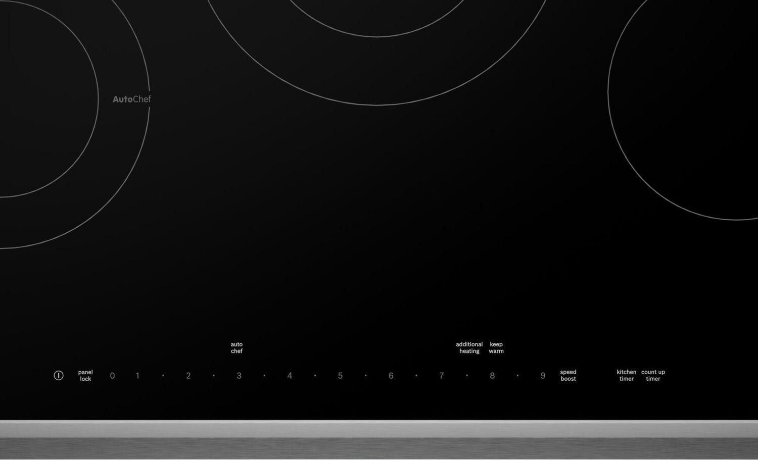 Bosch NETP069SUC Benchmark® Electric Cooktop 30'' Black, Surface Mount With Frame Netp069Suc