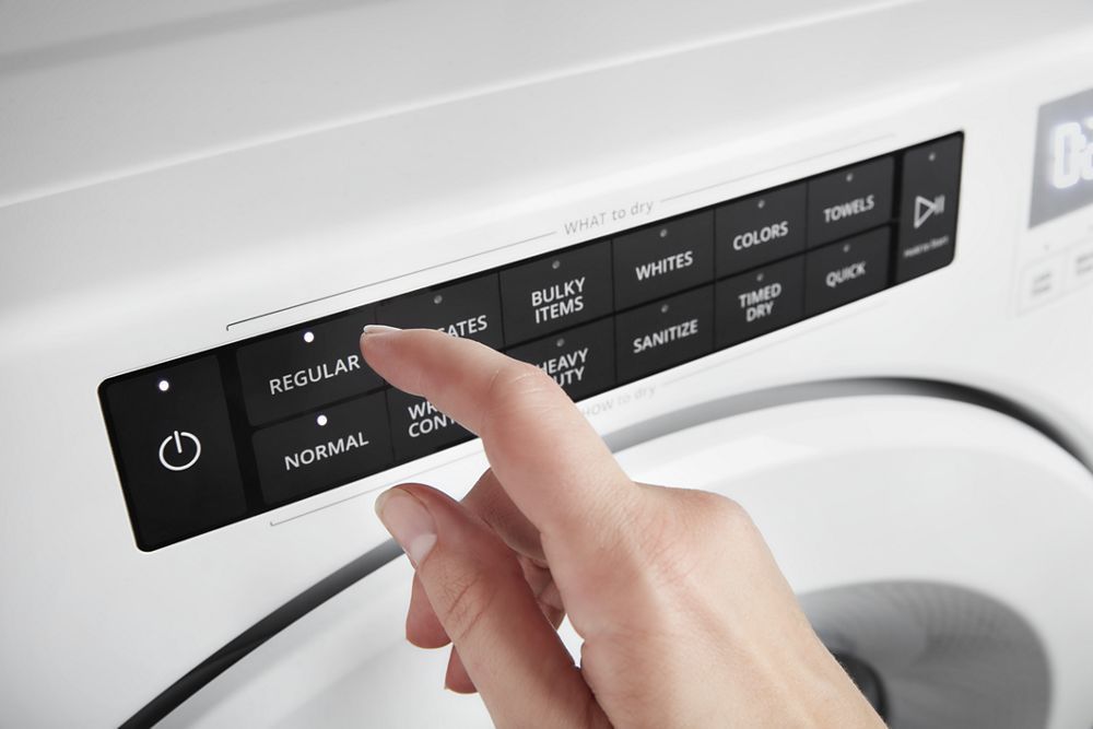 Whirlpool WHD560CHW 7.4 Cu.Ft Front Load Heat Pump Dryer With Intiutitive Touch Controls, Advanced Moisture Sensing