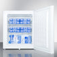 Summit FS30LMED Compact Manual Defrost All-Freezer For Medical/General Purpose Use, With Alarm, Hospital Grade Cord, External Thermometer And Lock