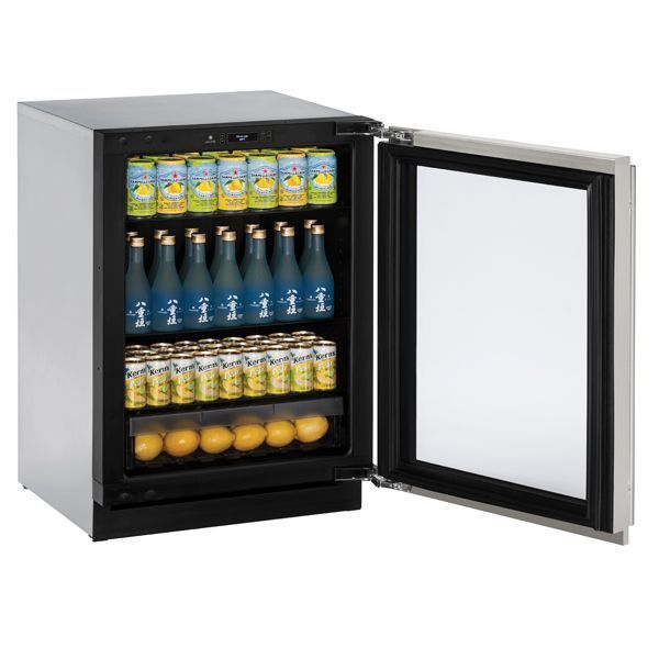 U-Line U3024RGLS00B 3024Rgl 24" Refrigerator With Stainless Frame Finish (115 V/60 Hz Volts /60 Hz Hz)