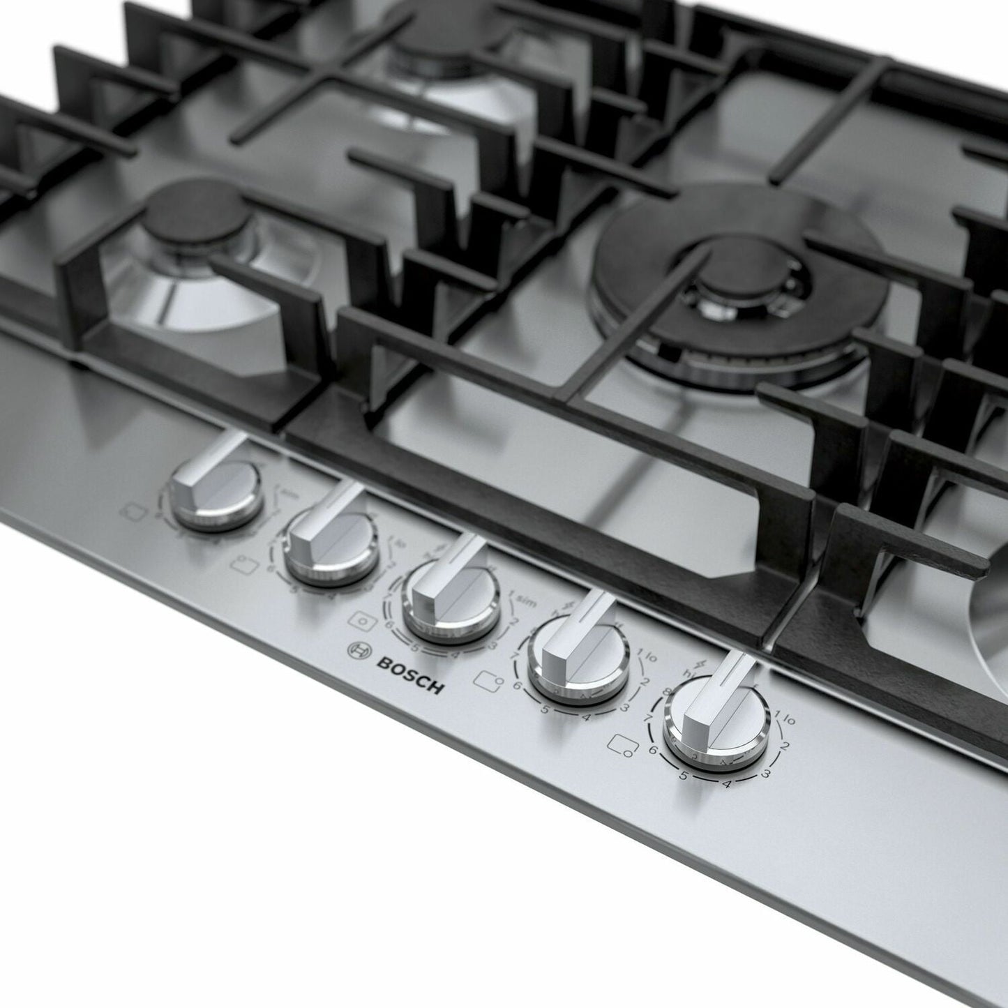 Bosch NGM8057UC 800 Series Gas Cooktop 30'' Stainless Steel Ngm8057Uc