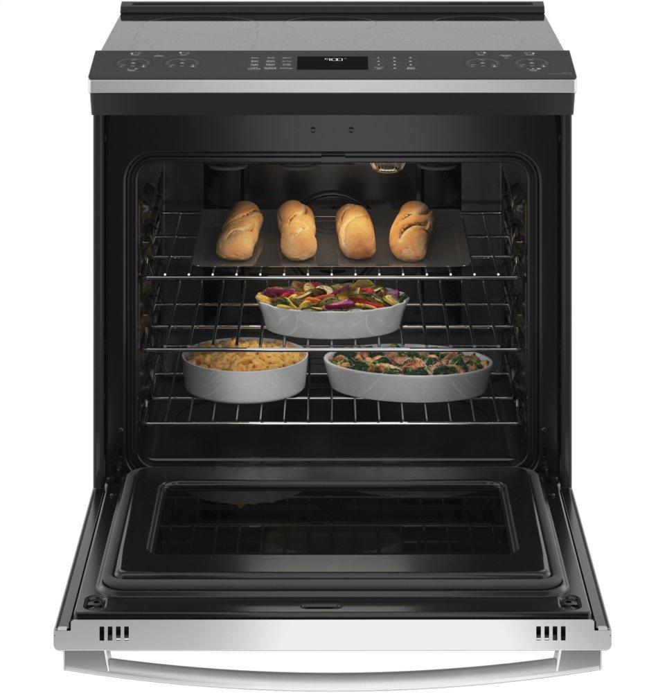 Ge Appliances PSS93YPFS Ge Profile&#8482; 30" Smart Slide-In Electric Convection Fingerprint Resistant Range With No Preheat Air Fry