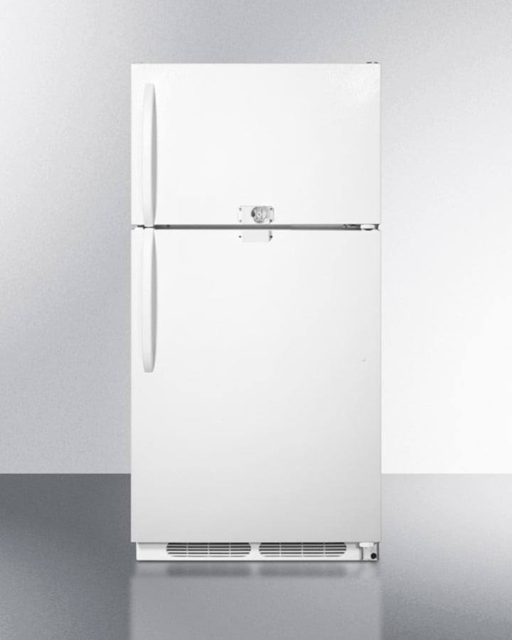Summit CTR15LLF2 14.8 Cu.Ft. Refrigerator-Freezer With Dual Combination Lock And Frost-Free Operation