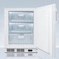 Summit VT65MLBIADAGP Ada Compliant Built-In General Purpose Undercounter Medical All-Freezer Capable Of -25 C Operation, White With Front Lock