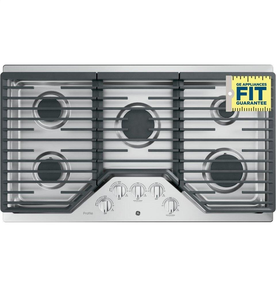 Ge Appliances PGP7036SLSS Ge Profile™ 36" Built-In Gas Cooktop With Optional Extra-Large Cast Iron Griddle