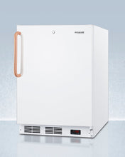 Summit VT65MLBITBCADA Ada Compliant Built-In Undercounter Medical All-Freezer Capable Of -25 C Operation, White With Pure Copper Handle And Front Lock