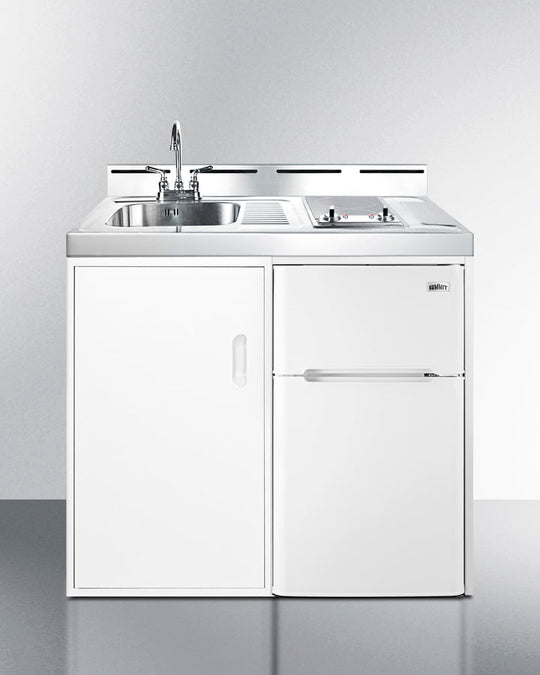 Summit C39ELGLASS 39" Wide All-In-One Kitchenette