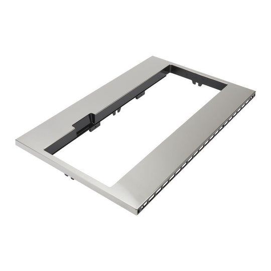 Amana W11451313 Built-In Low Profile Microwave Standard Trim Kit With Pocket Handle, Stainless Steel