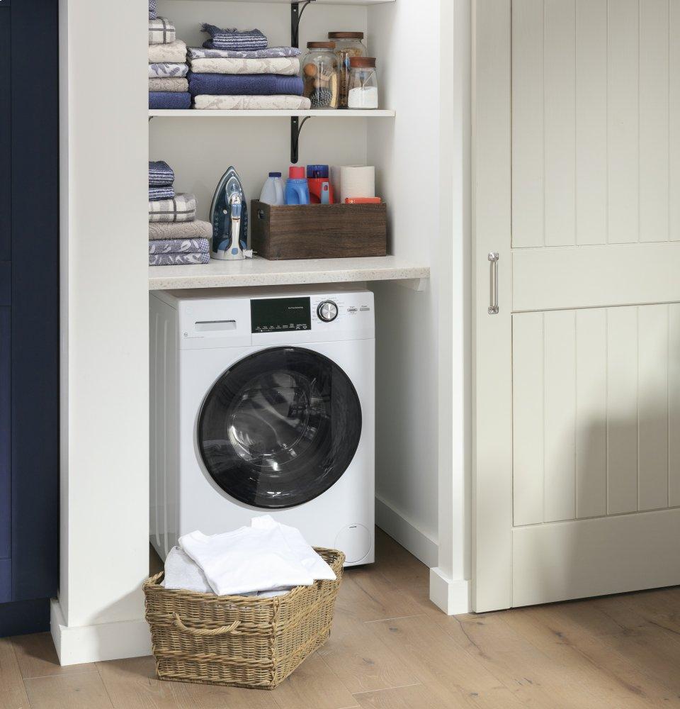 Ge Appliances GFQ14ESSNWW Ge® 24" 2.4 Cu. Ft.Capacity Front Load Washer/Condenser Dryer Combo