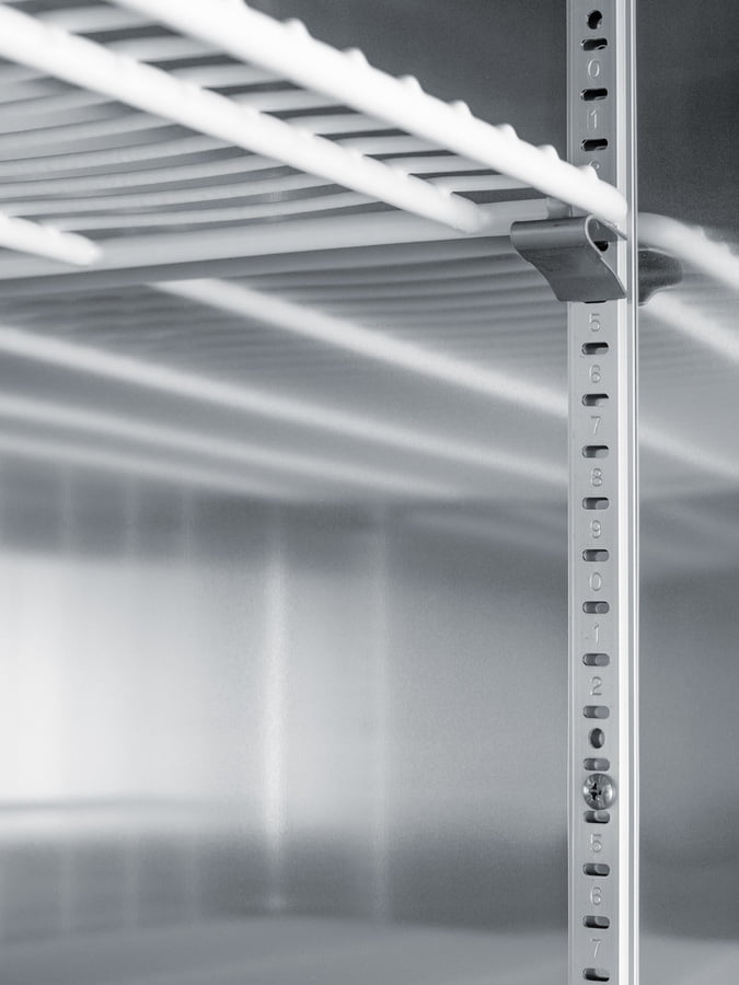 Summit SCFF497 49 Cu.Ft. Commercial Reach-In All-Freezer In Complete Stainless Steel