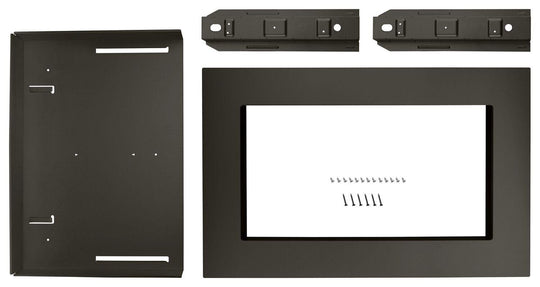 Whirlpool MKC2150AV 30" Trim Kit For 1.5 Cu. Ft. Countertop Microwave Oven With Convection Cooking Black Stainless