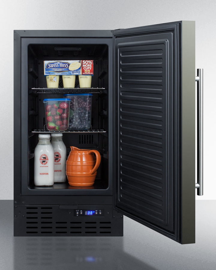 Summit FF1843BKSADA 18" Wide Built-In All-Refrigerator, Ada Compliant