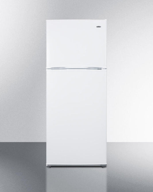 Summit FF1386W Energy Star Qualified 24" Wide 11.5 Cu.Ft. Frost-Free Refrigerator-Freezer In White Finish