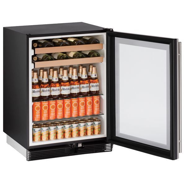 U-Line U1024BEVS00B 1024Bev 24" Beverage Center With Stainless Frame Finish (115 V/60 Hz Volts /60 Hz Hz)