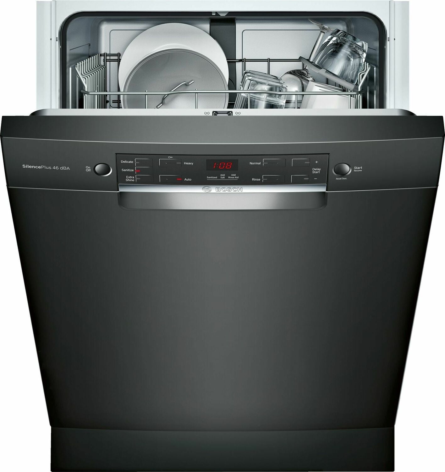 Bosch SGE53X56UC 300 Series Dishwasher 24'' Black Sge53X56Uc