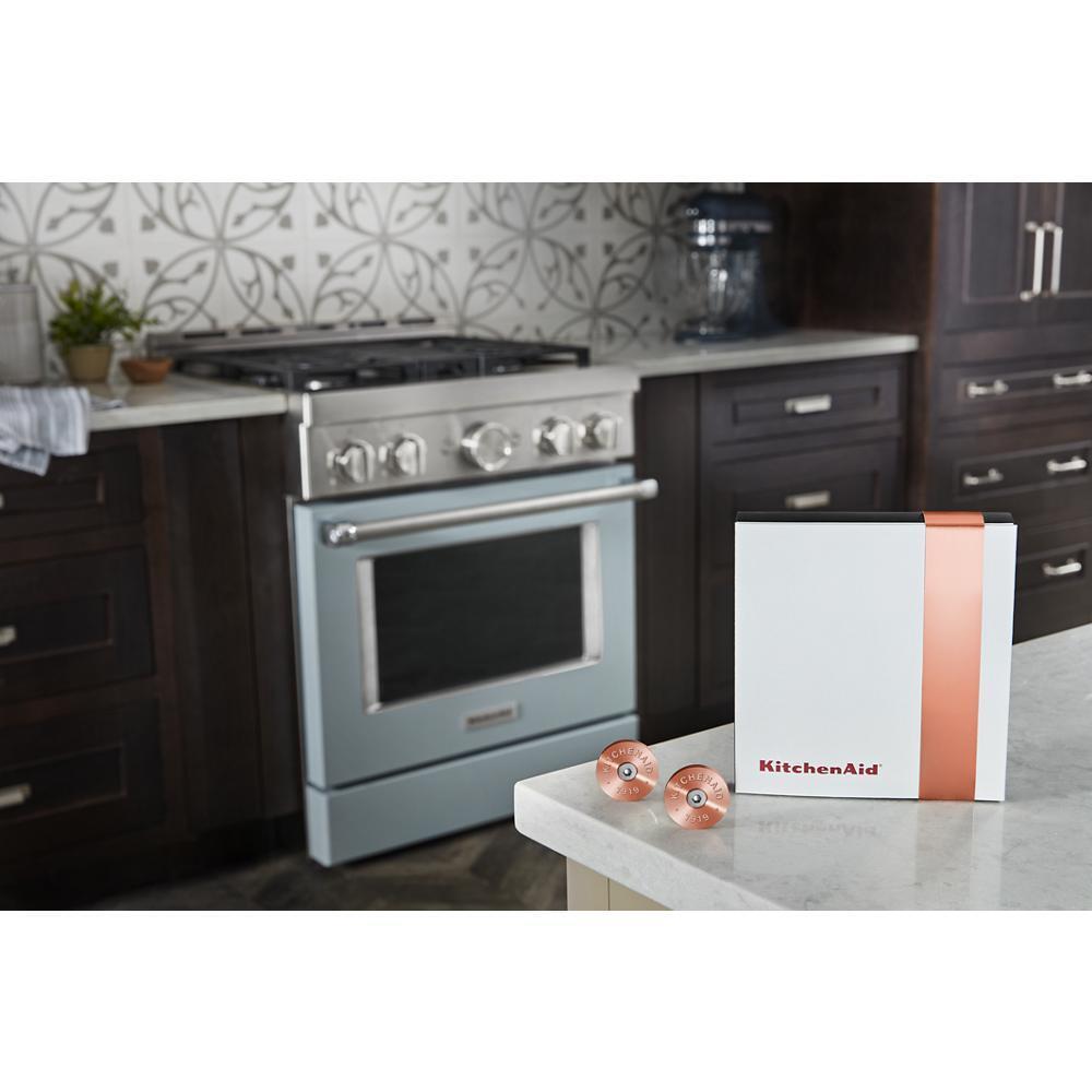 Maytag W11368841CF Kitchenaid® Commercial-Style Range Handle Medallion Kit