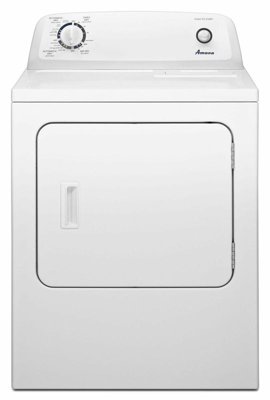 Amana NGD4655EW 6.5 Cu. Ft. Gas Dryer With Wrinkle Prevent Option - White