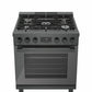 Bosch HGS8045UC 800 Series Gas Freestanding Range 30'' Black Stainless Steel Hgs8045Uc