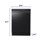 Element Appliance ENB5322HECB Element 24 Front Control Dishwasher - Black (Enb5322Hecb)