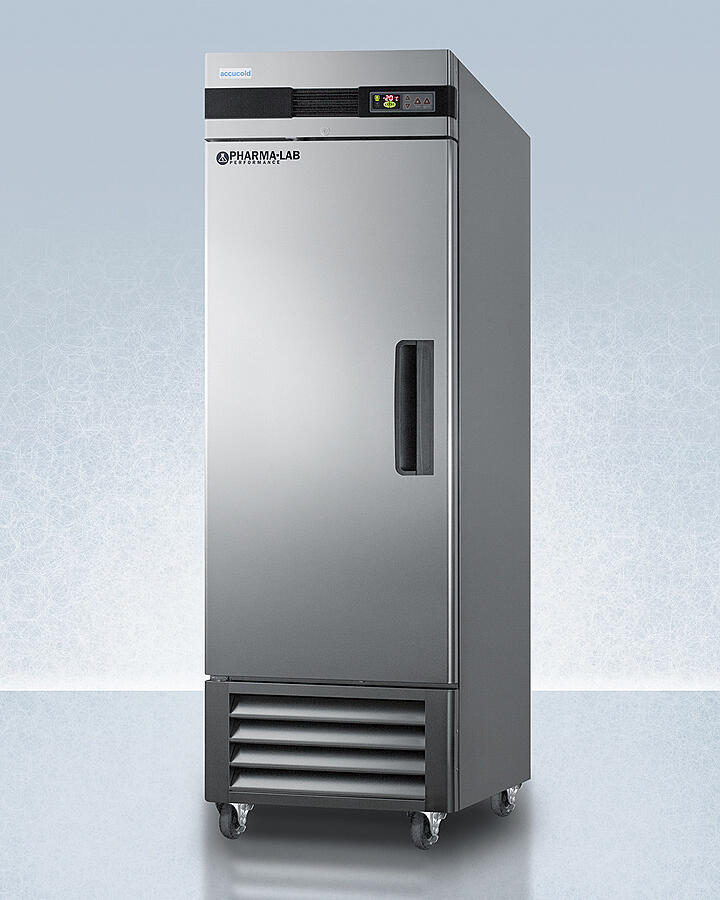 Summit AFS23MLLH Performance Series Pharma-Lab 23 Cu.Ft. All-Freezer In Stainless Steel With Left Hand Door Swing