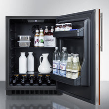 Summit AL54IF Built-In Undercounter Ada Compliant All-Refrigerator With Panel-Ready Door, Black Cabinet, Door Storage, And Digital Controls