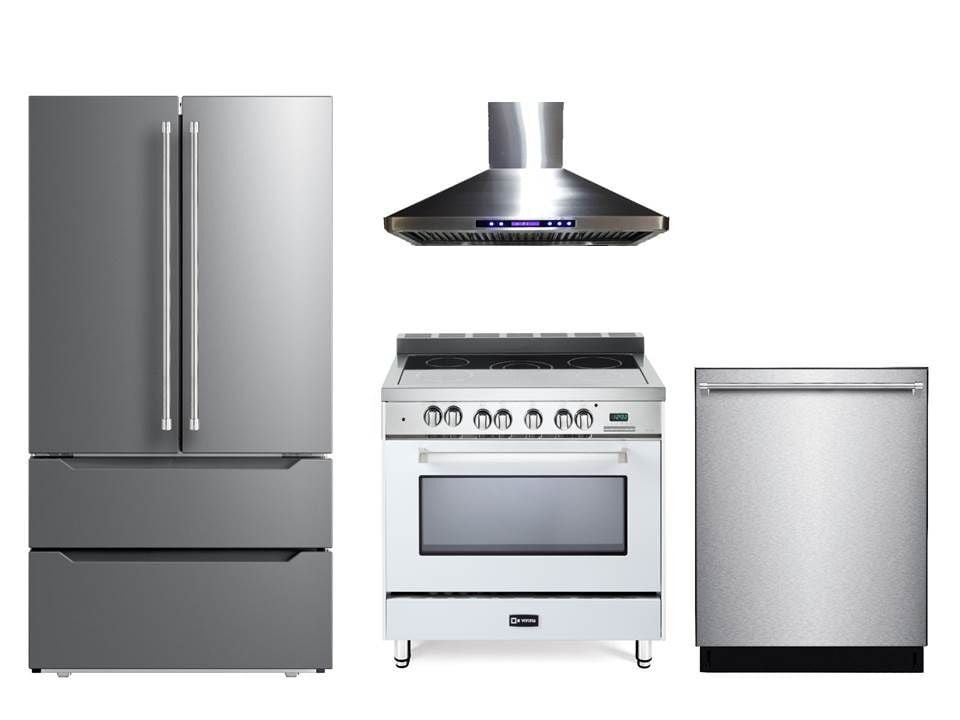 Verona VEFSEE365W White 36" Electric Single Oven Range