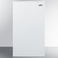Summit FF471WBIADA Built-In Undercounter All-Refrigerator In White For Use In Ada Compliant Settings