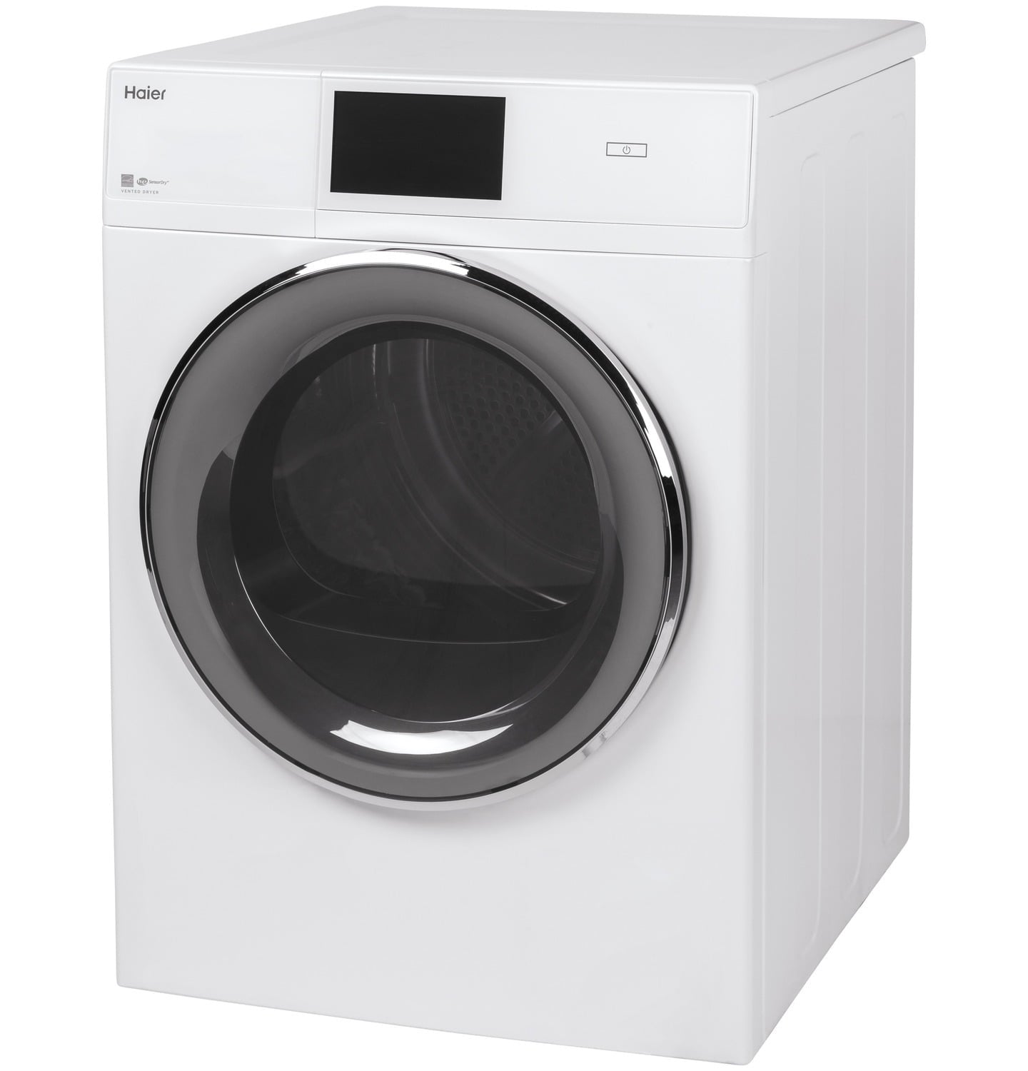 Haier QFD15ESSNWW 4.3 Cu.Ft. Capacity Smart 24" Frontload Electric Dryer With Stainless Steel Basket