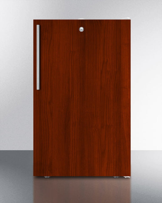 Summit FF511LBI7IF Commercially Listed 20" Wide Built-In Undercounter All-Refrigerator, Auto Defrost With A Lock And Integrated Door Frame For Full Overlay Panels