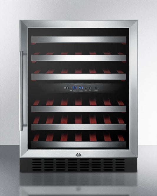 Summit SWC530BLBISTCSS 24" Wide Built-In Wine Cellar