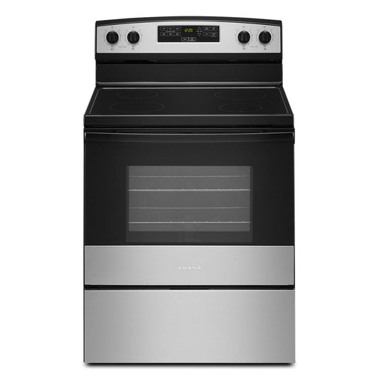 Amana AER6303MMS 30-Inch Amana® Electric Range With Extra-Large Oven Window