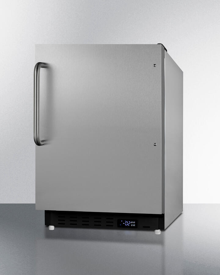 Summit ALFZ37BCSS 20" Wide Built-In All-Freezer, Ada Compliant