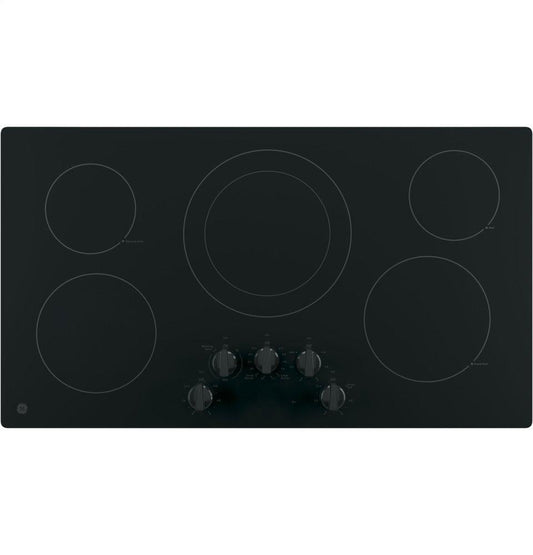 Ge Appliances JP3036DLBB Ge® 36" Built-In Knob Control Electric Cooktop